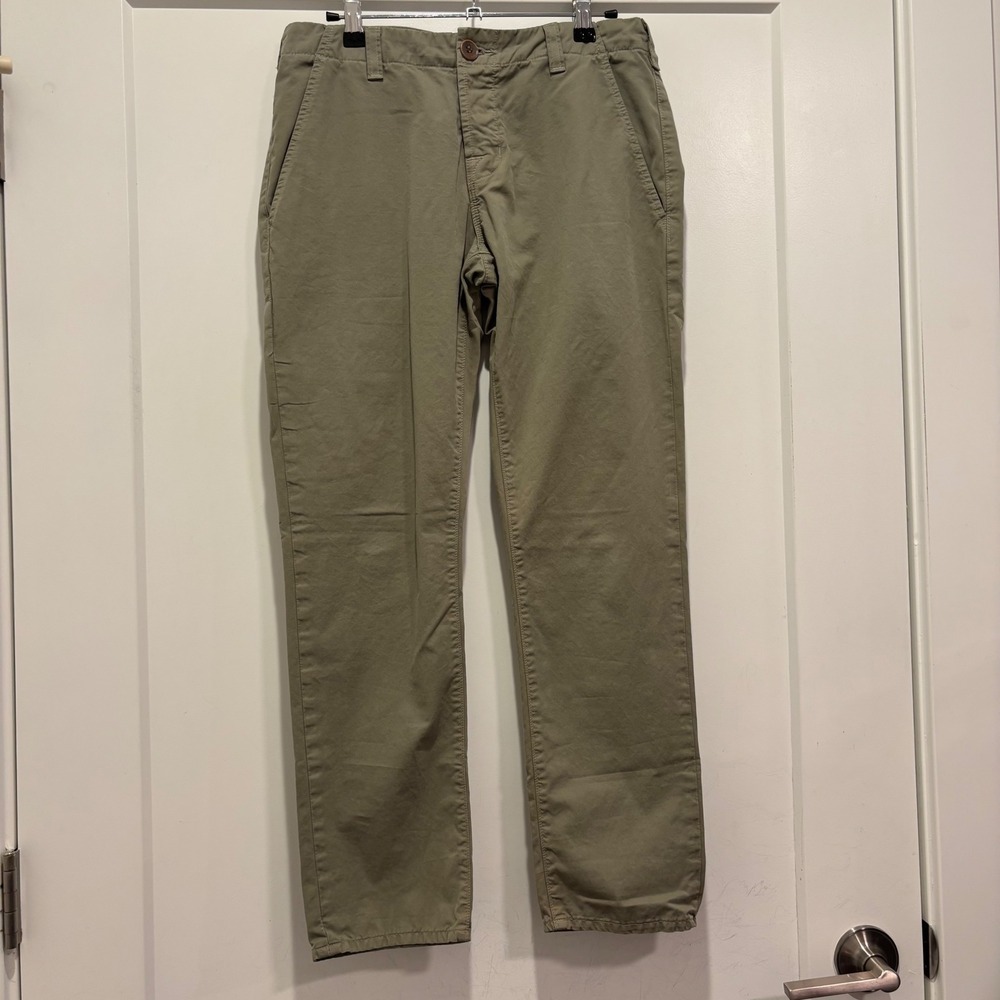 J Brand Inez Garrison Chino Pants Olive Green Slim Fit Size 26 1225J616